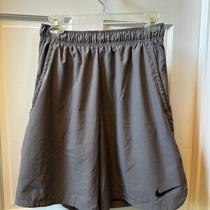 Nike linerless dry-fit grey shorts